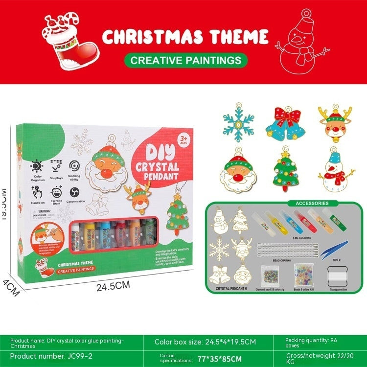 DIY Crystal Pendant Painting Kit – Spark Creativity &amp; Holiday Magic!