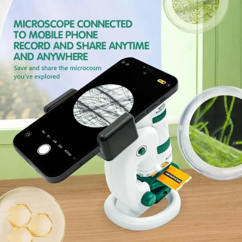 HeartWise Play – Pocket Explorer Microscope (60×–120×)