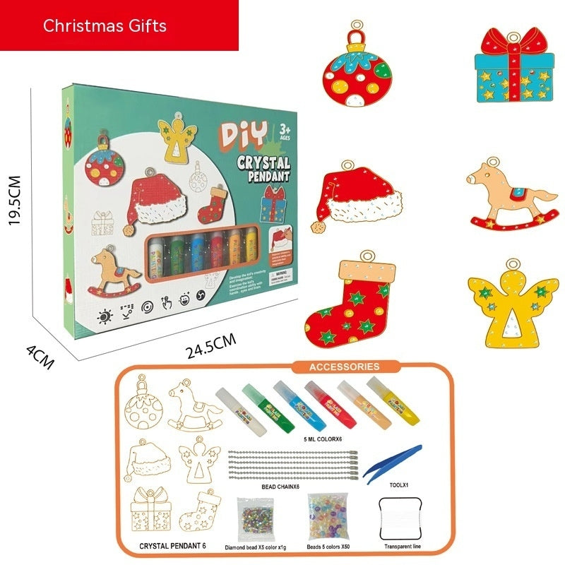 DIY Crystal Pendant Painting Kit – Spark Creativity &amp; Holiday Magic!