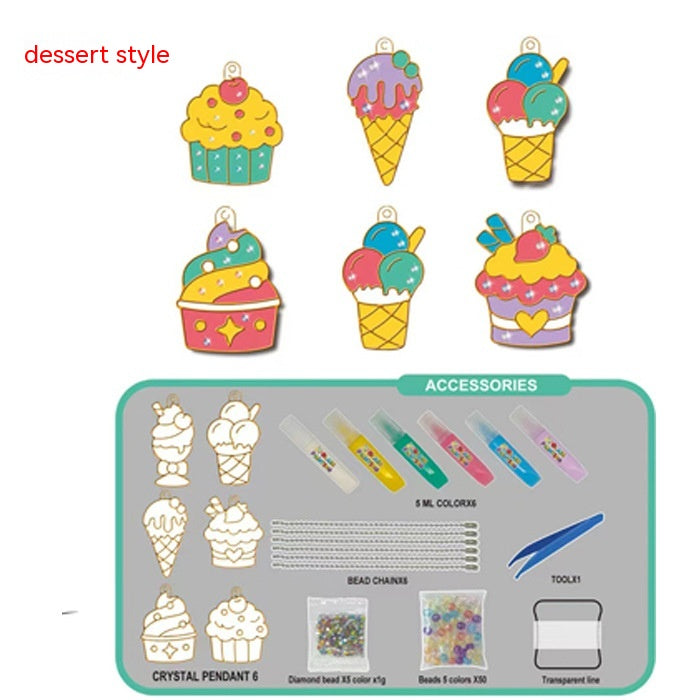 DIY Crystal Pendant Painting Kit – Spark Creativity &amp; Holiday Magic!