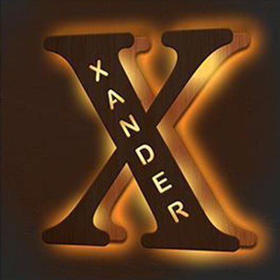 Personalized Custom Letter Lamp – Soft LED Night Light With Custom Name