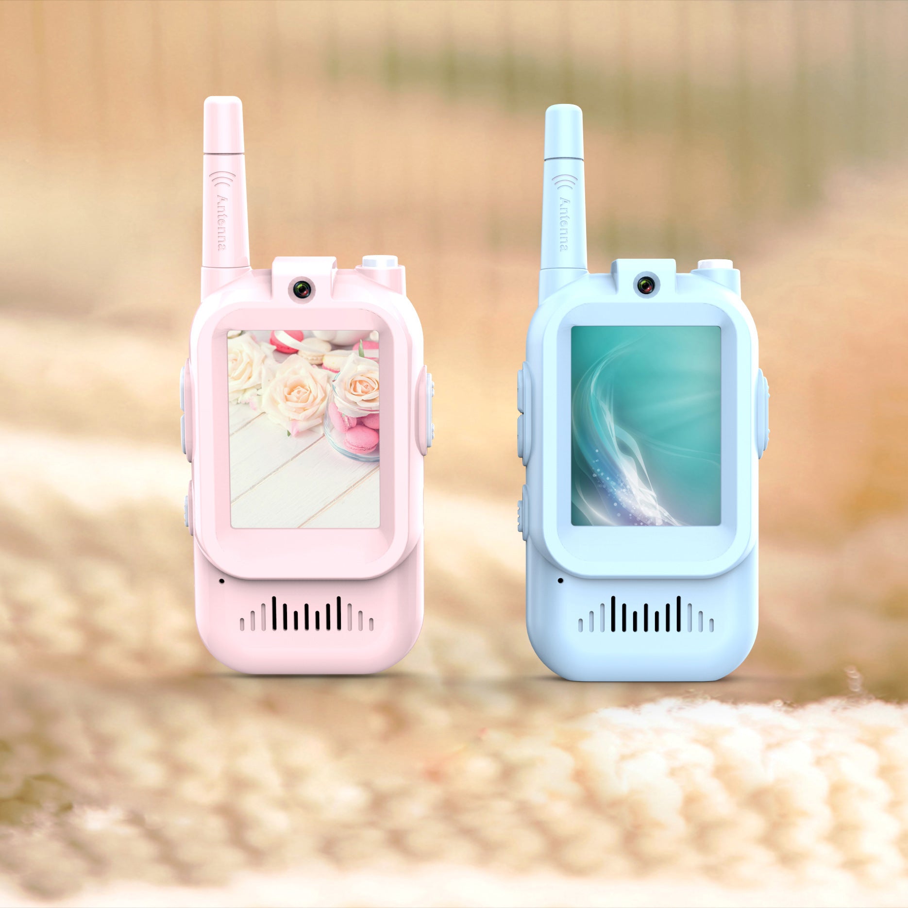 Mini Video Walkie-Talkies for Kids (2-Pack)