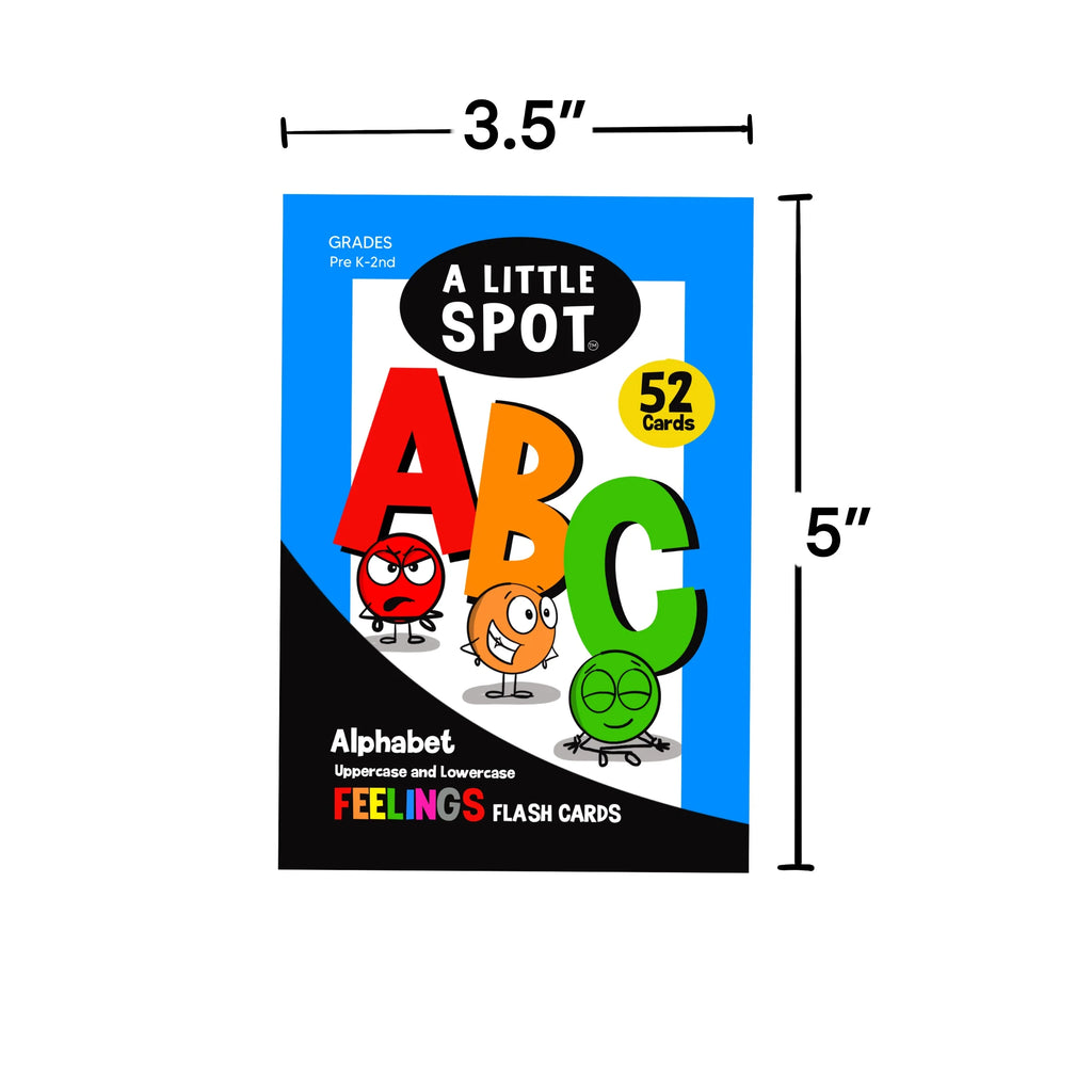 ABC Alphabet (Uppercase and Lowercase) Feelings FLASHCARDS