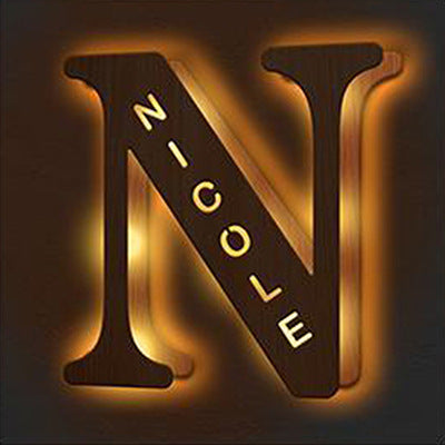 Personalized Custom Letter Lamp – Soft LED Night Light With Custom Name