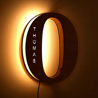 Personalized Custom Letter Lamp – Soft LED Night Light With Custom Name