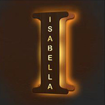 Personalized Custom Letter Lamp – Soft LED Night Light With Custom Name