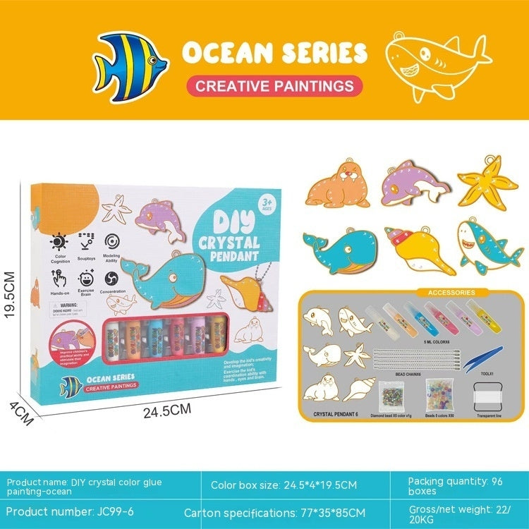 DIY Crystal Pendant Painting Kit – Spark Creativity &amp; Holiday Magic!